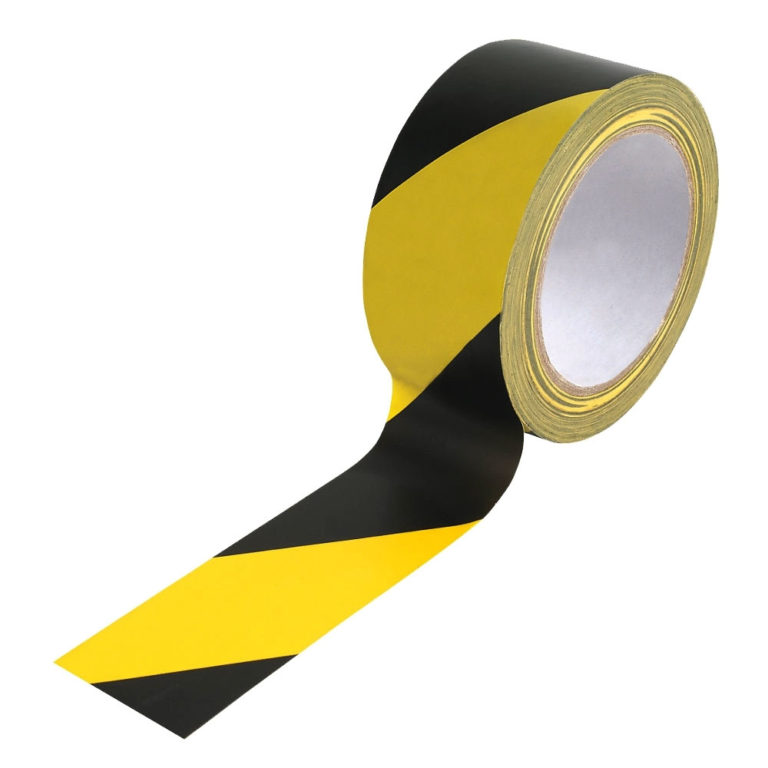 High Visibility Self Adhesive Hazard Tape - Black/Yellow | Metal ...