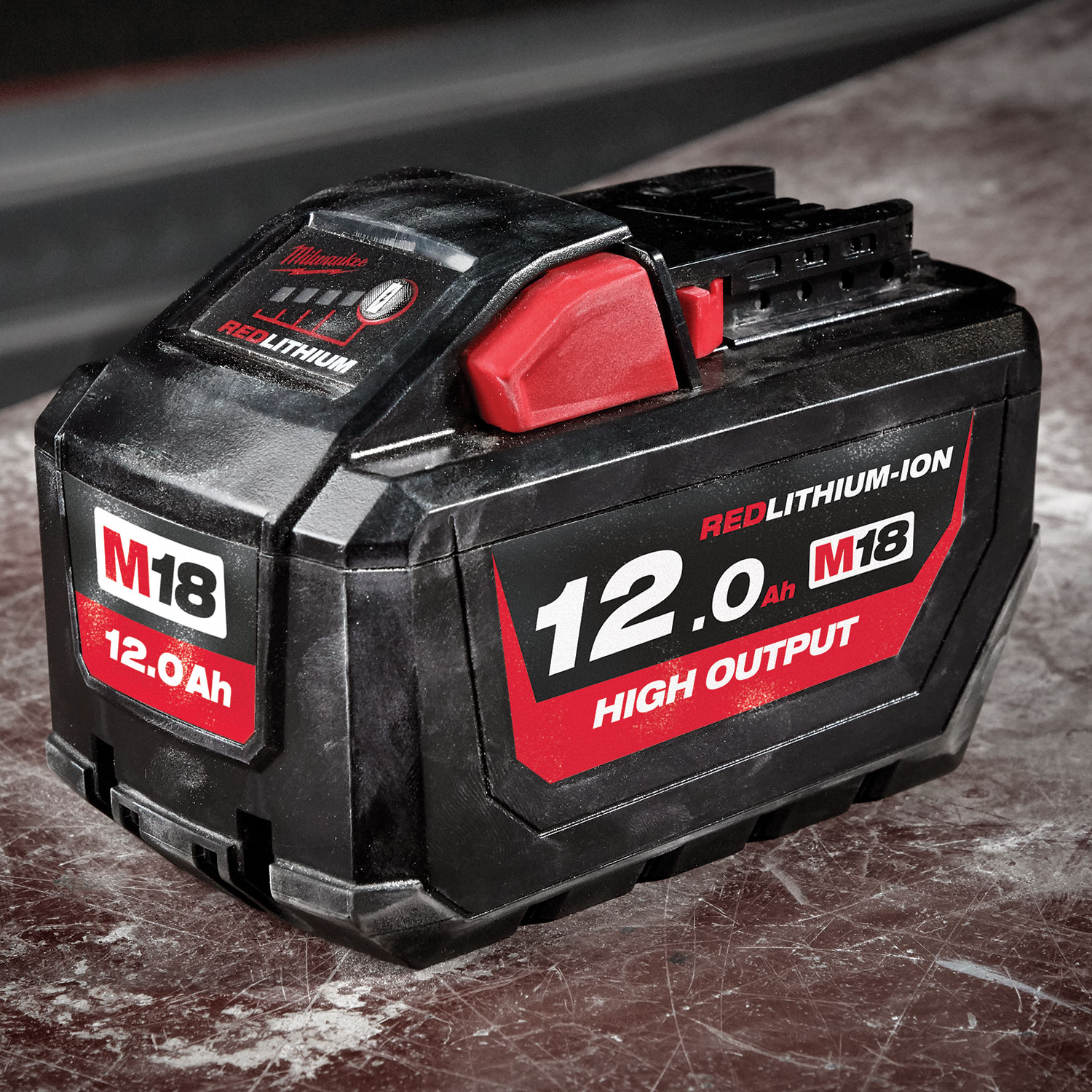 Milwaukee M18HB12 18V 12.0Ah High Output Redlithium Battery | Metal ...